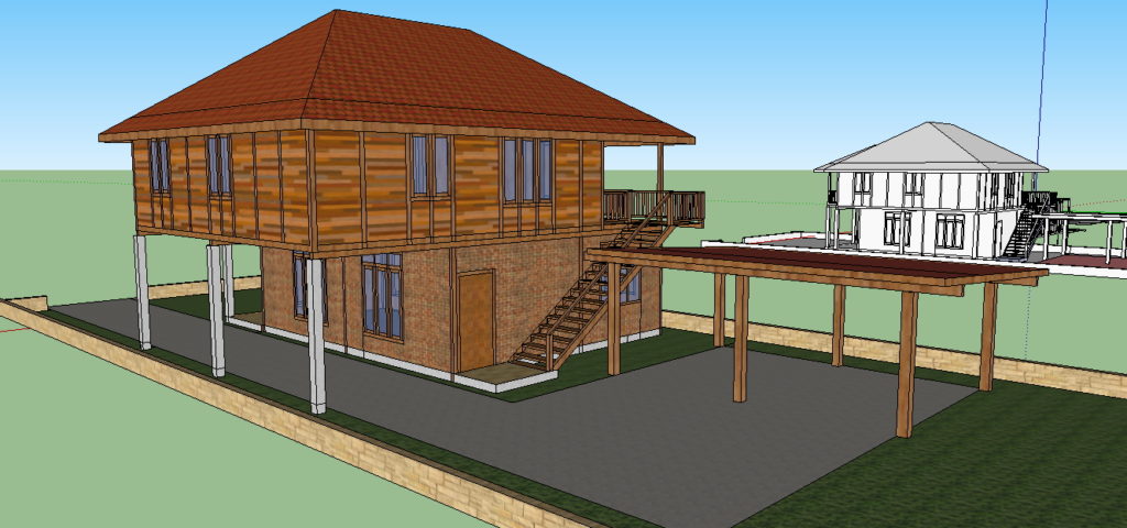 jasa desain rumah kayu, jasa design rumah kayu di semarang jogja magelang surabaya banyuwangi denpasar